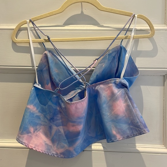 Super down tie dye crop top - Picture 2 of 5